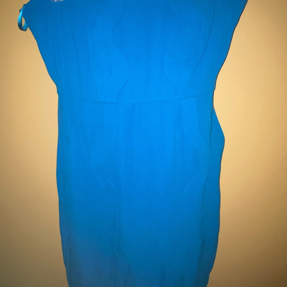 Blue cocktail dress famous brand